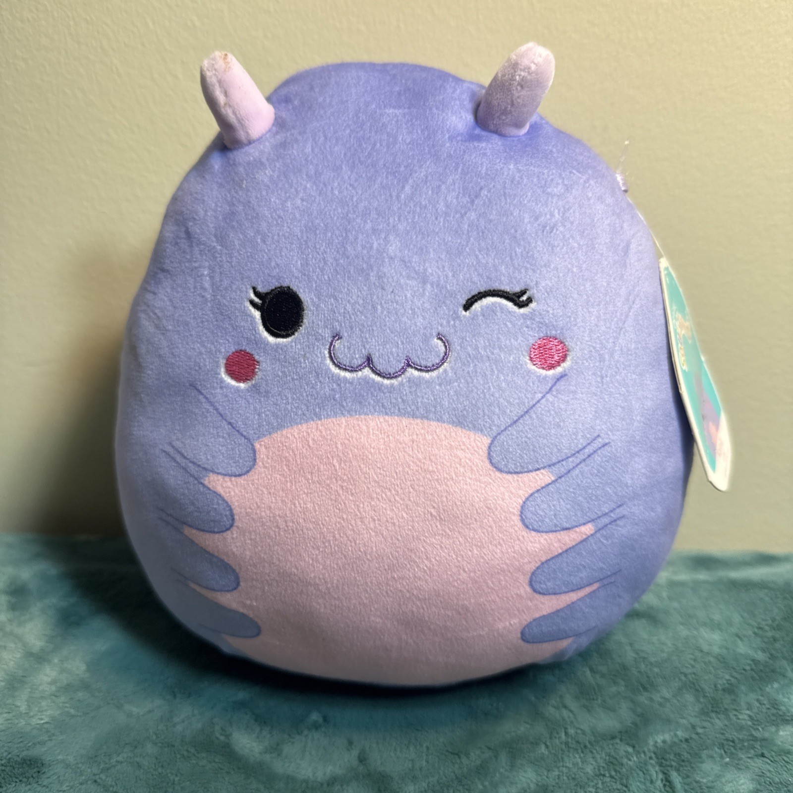 Kamili The Purple Sea Cucumber 8 Inch Squishmallow Sea Stuffed Animal