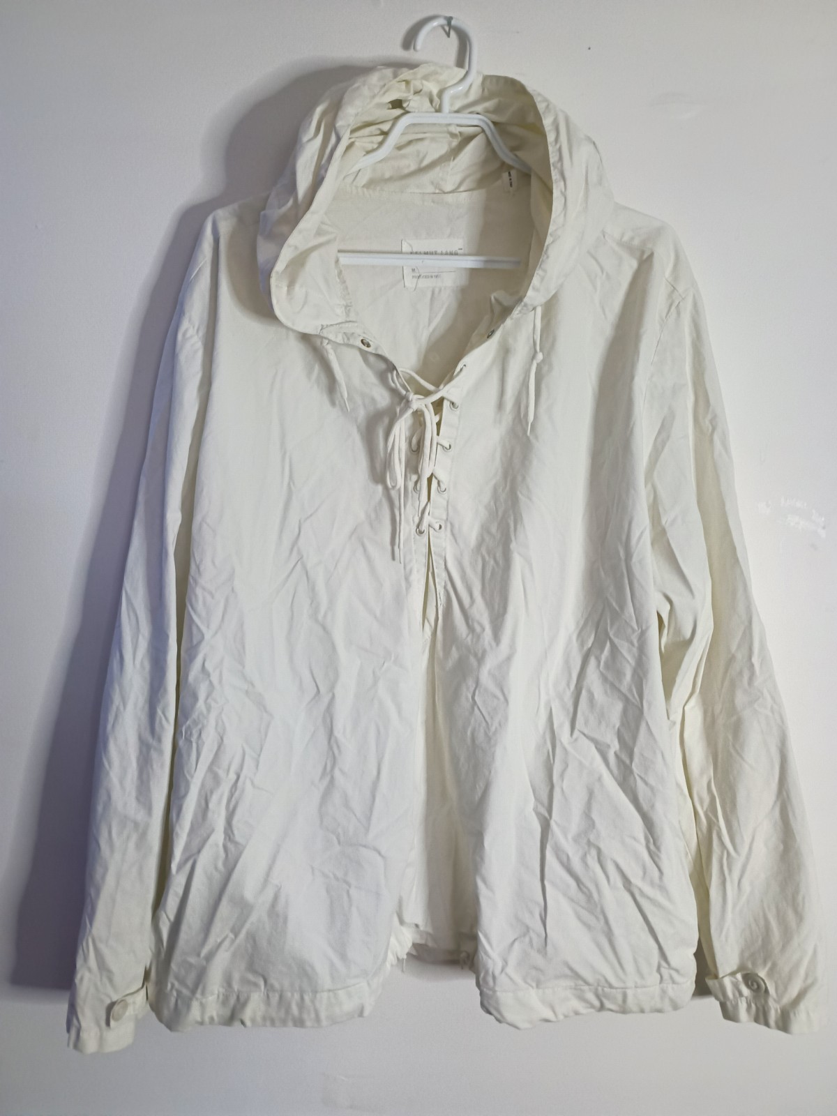 Helmut Lang 1998 Vintage 54 size XL White Mountain Parka