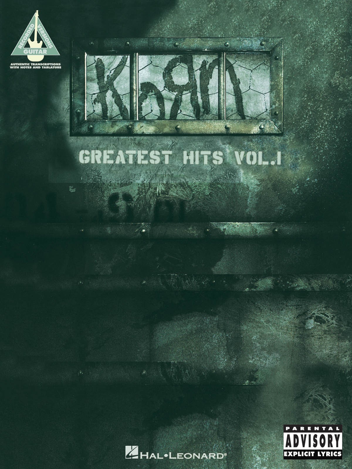 Korn Greatest Hits Vol 1 Guitar Tab Sheet Music 18 Metal Songs Book