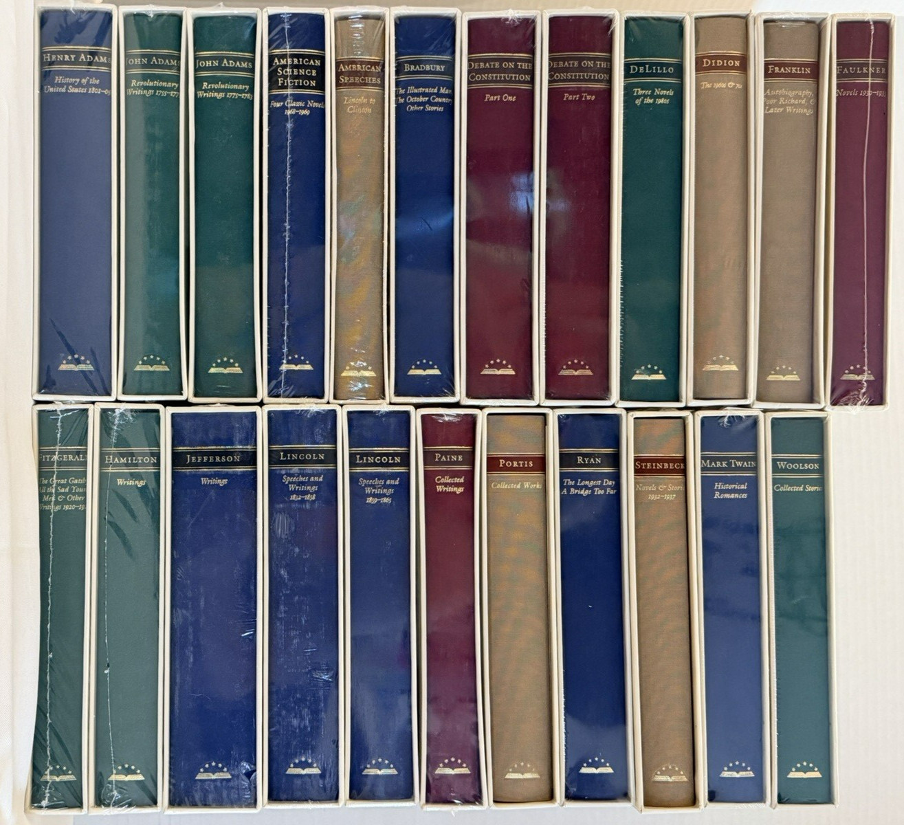 Library of America Books with slipcase Lot of 23 sealed (21)