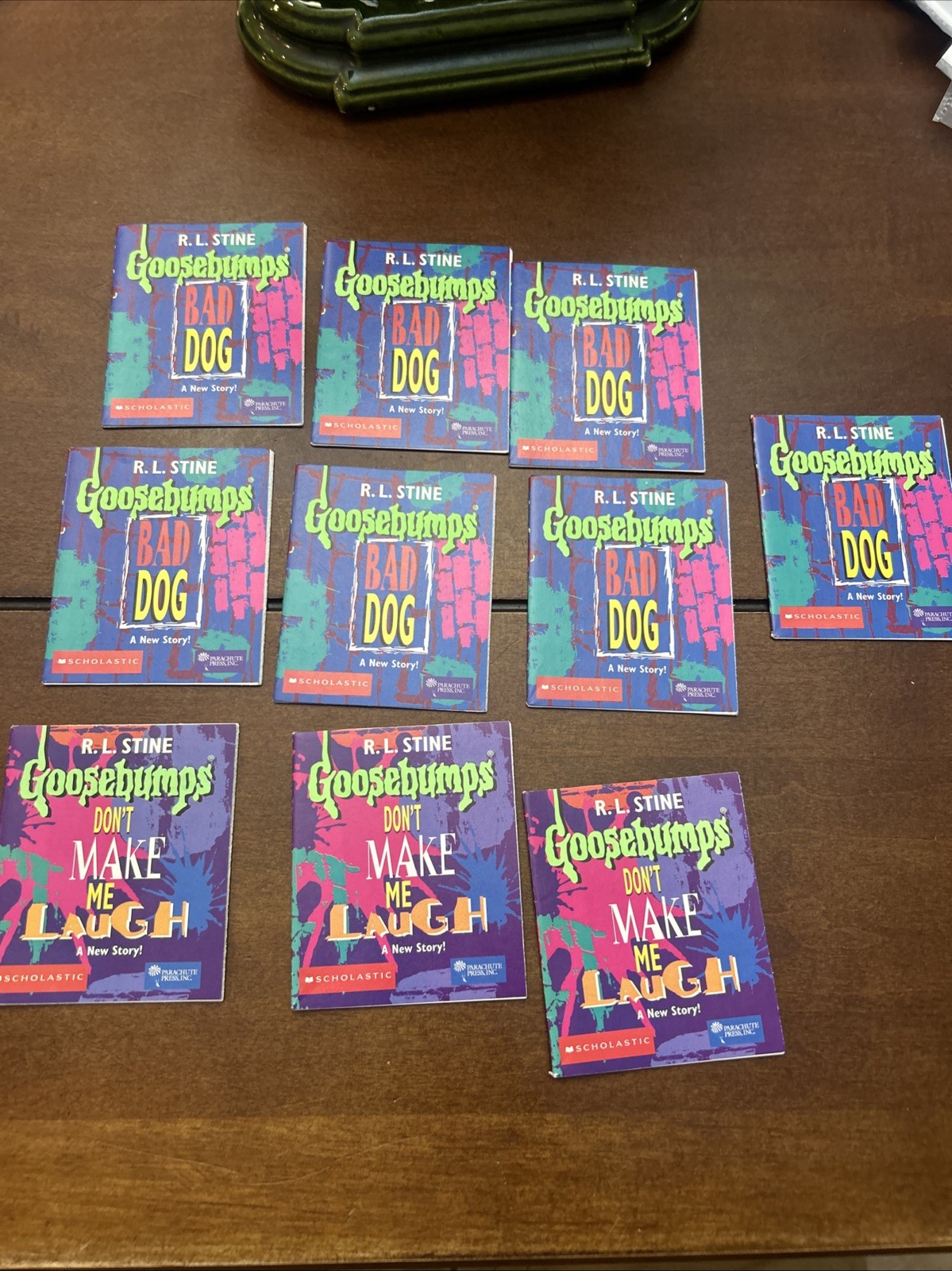 VTG 1996 R L Stine Mini Goosebumps Promo Books Bad Dog Pepsi Don’t Make Me Laugh