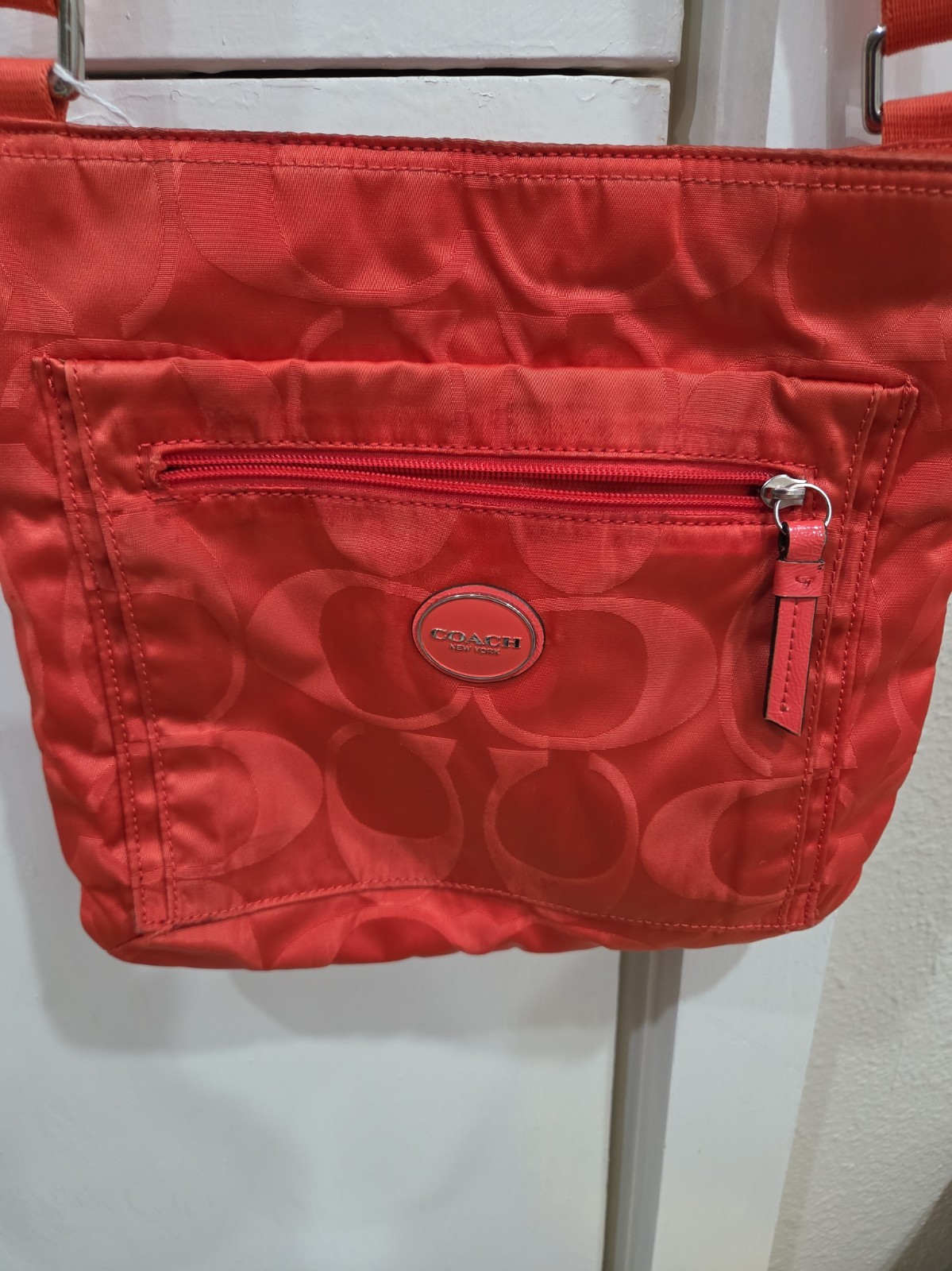 Coach Orange Signature Crossbody Coach Orange Signature Crossbody