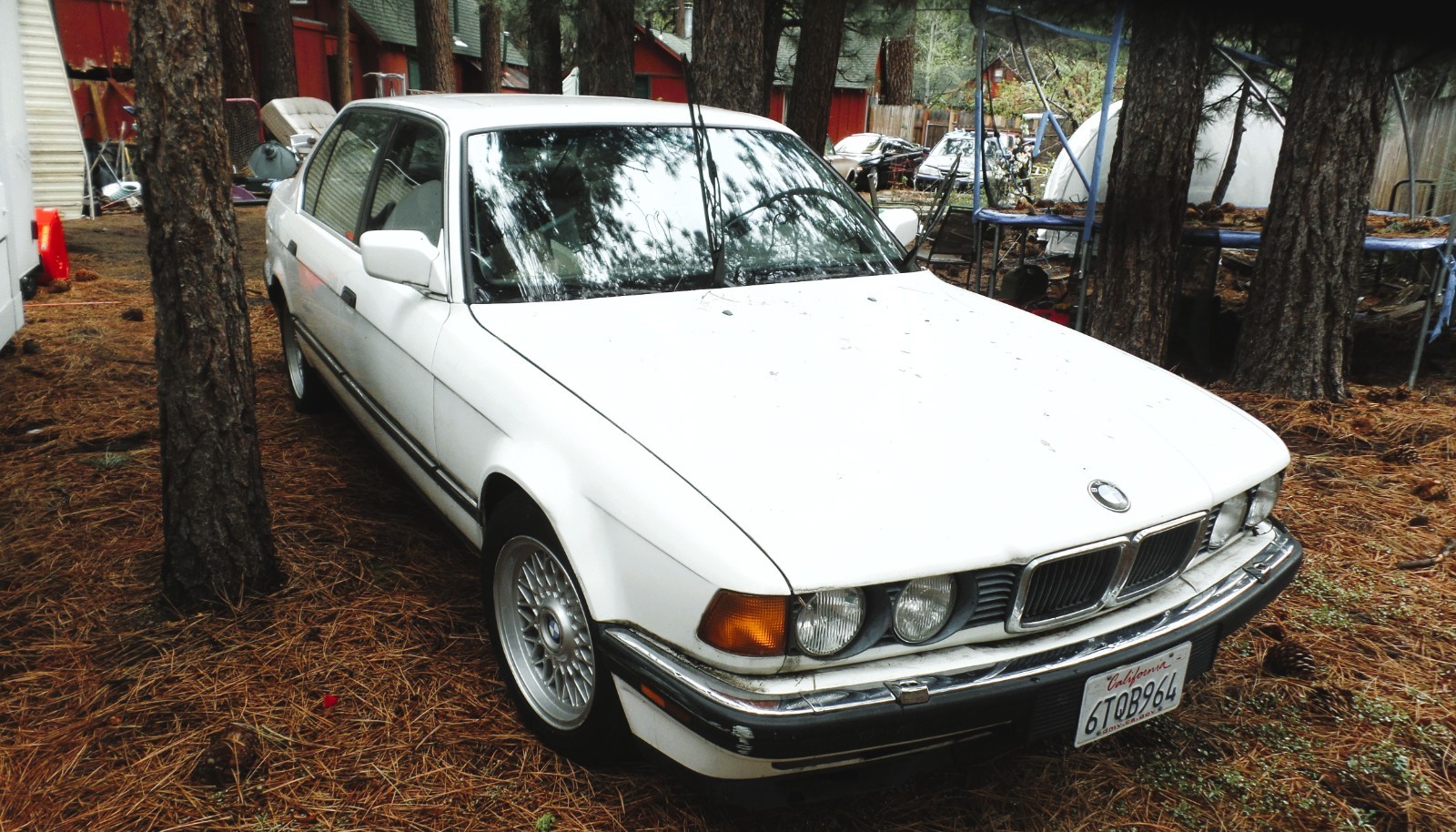 BMW 750iL 7 SERIES 5.0L V12 MOTOR ENGINE RUNS DRIVES RARE ESTATE GARAGE FIND