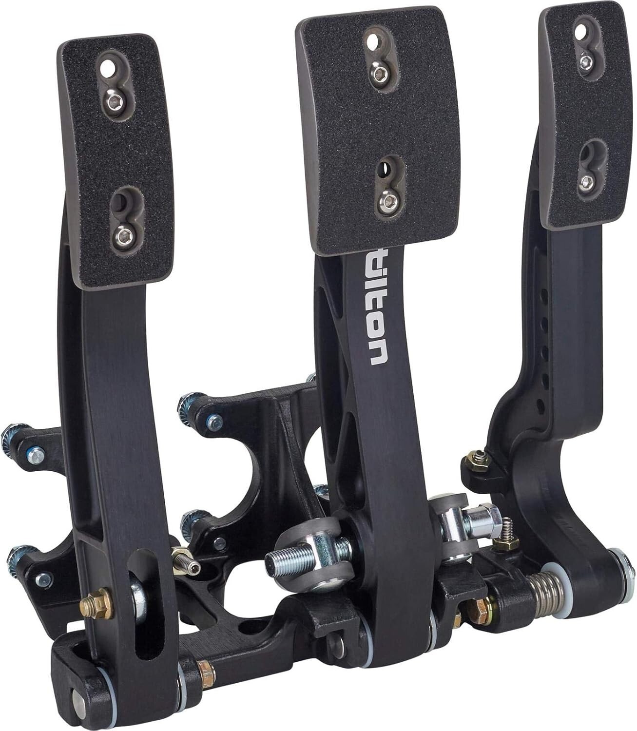 TILTON 72-603 Pedal Assembly, Floor Mount, 3 Pedal, Aluminum
