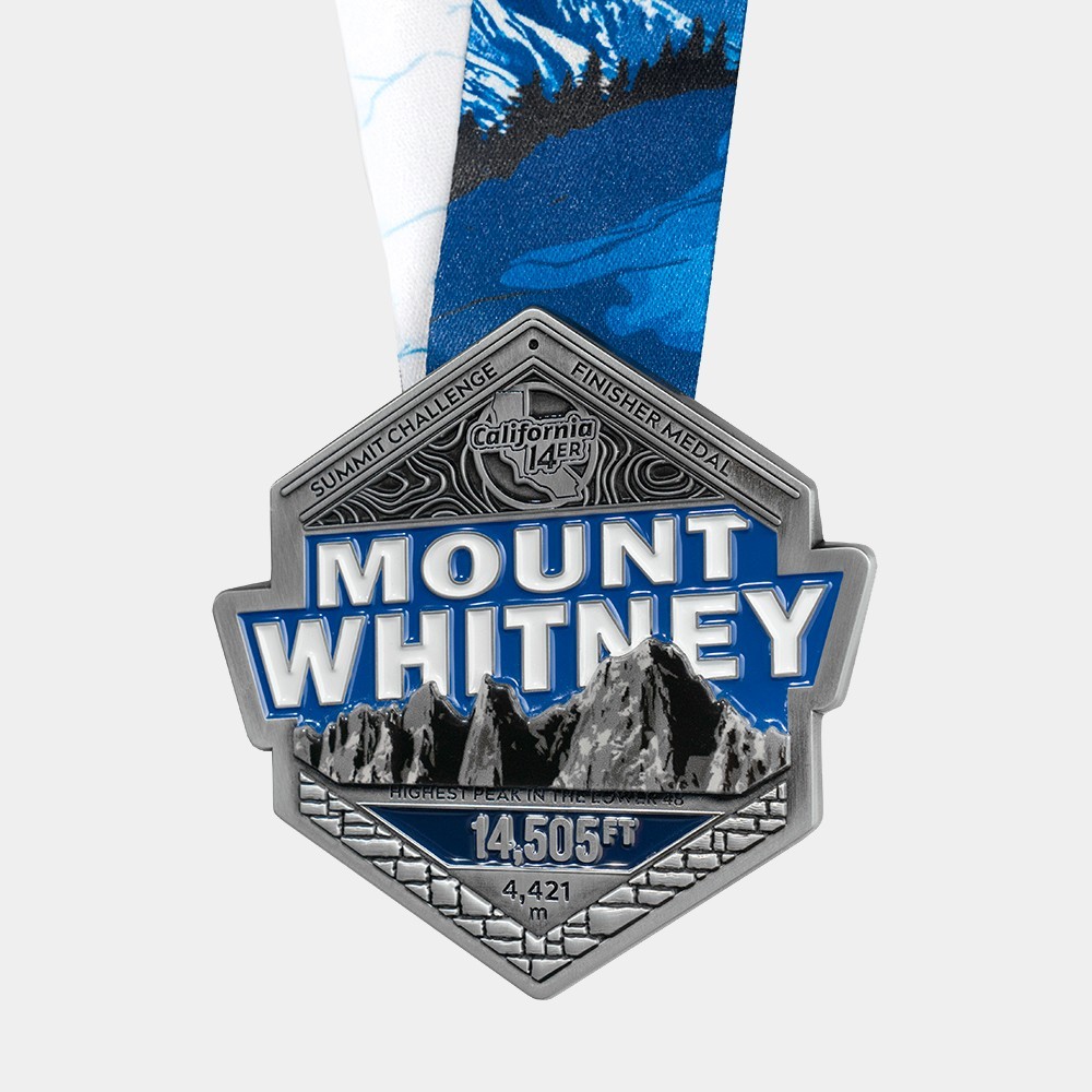 Mount Whitney Medal - Hiking Trail Summit Collectible Gift Souvenir