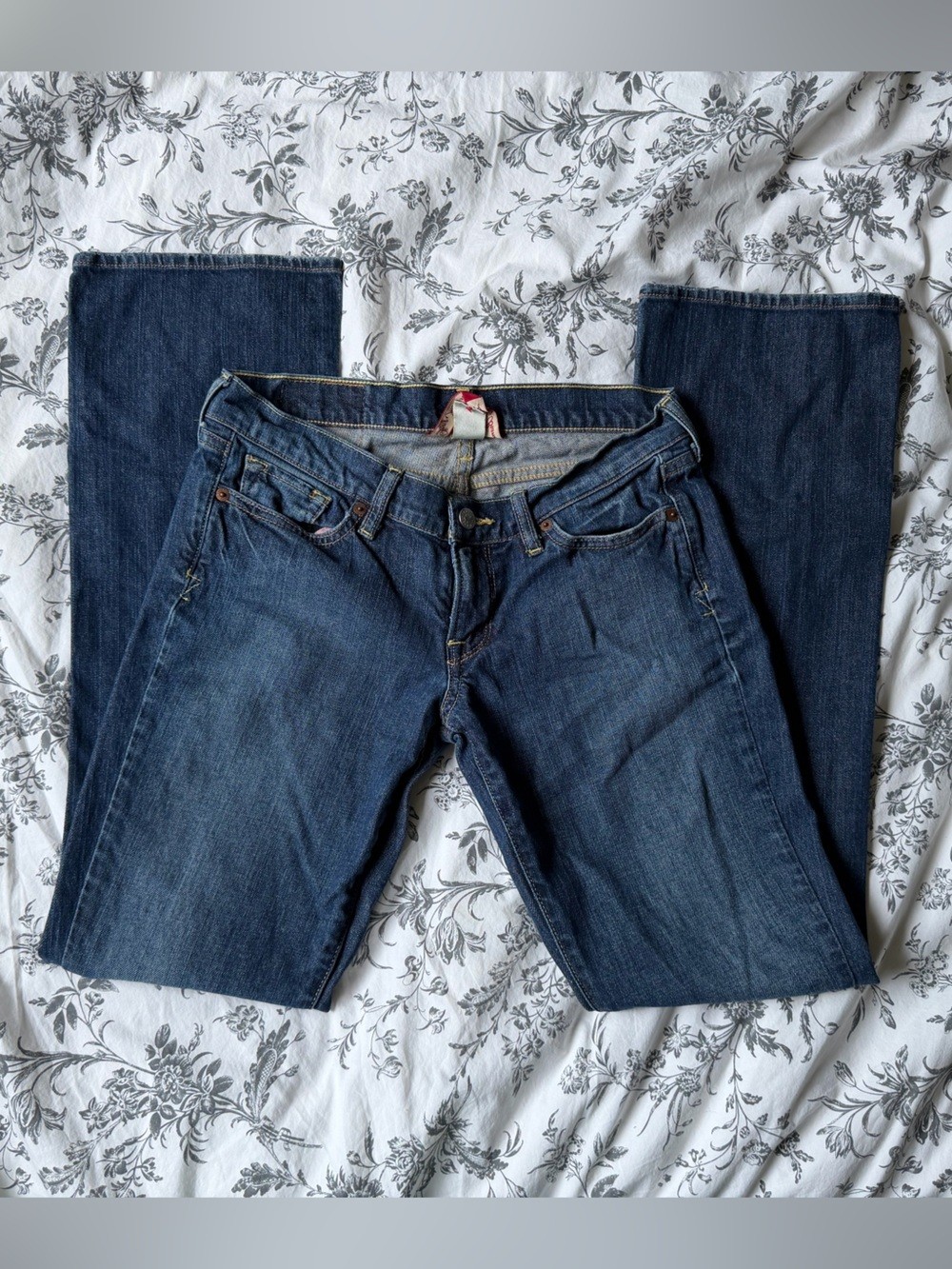 Lucky Brand Deep Indigo Straight-Leg Jeans