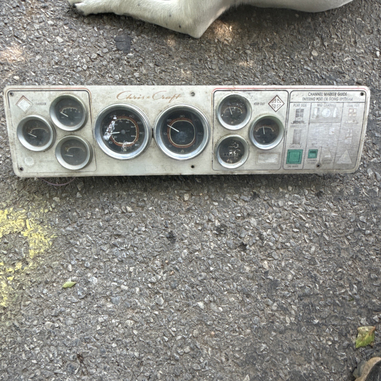 Chris craft 1985 Scorpion 186 Instrument Cluster