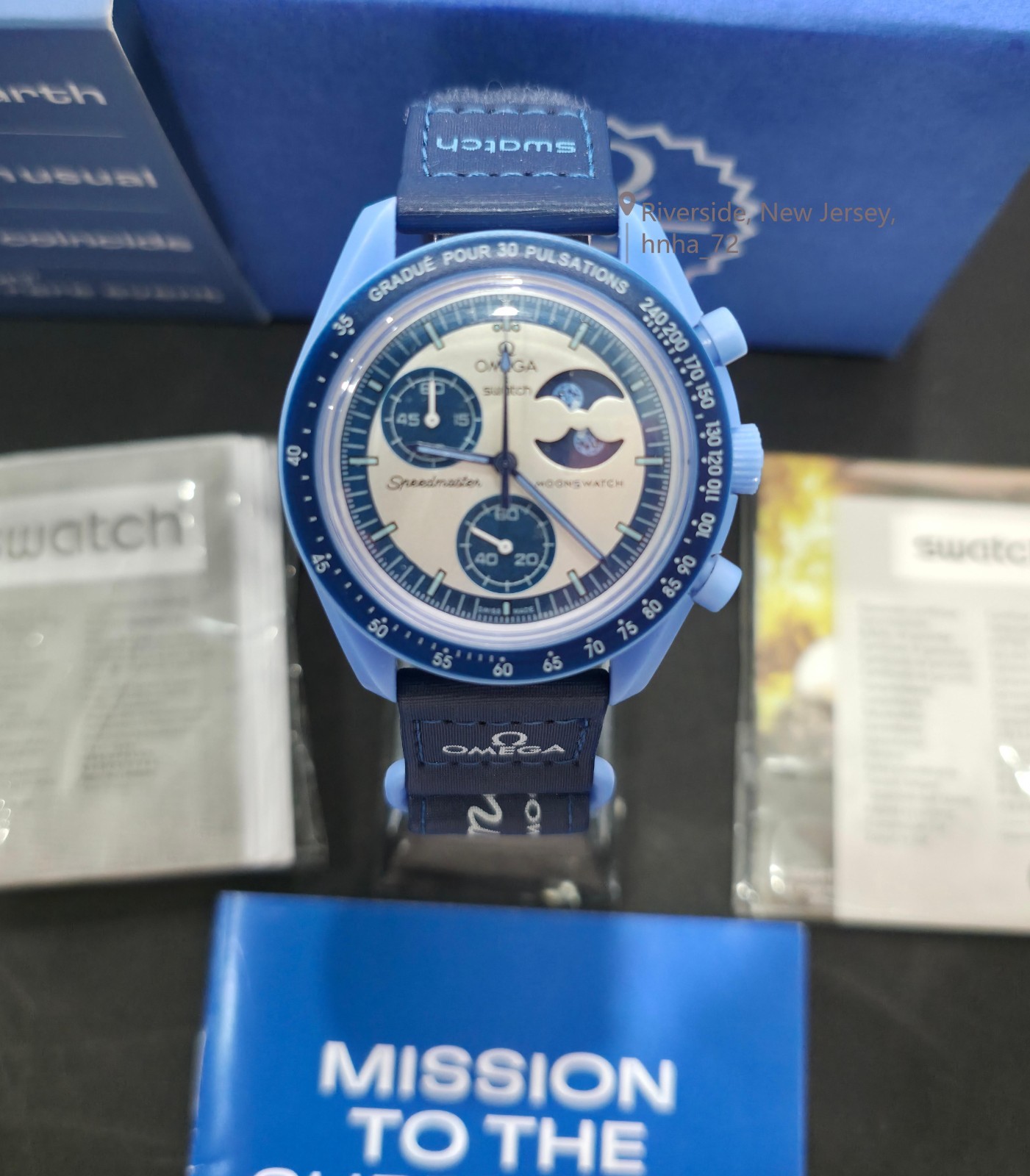 Swatch x Omega MoonSwatch Mission to the Super Blue Moonphase