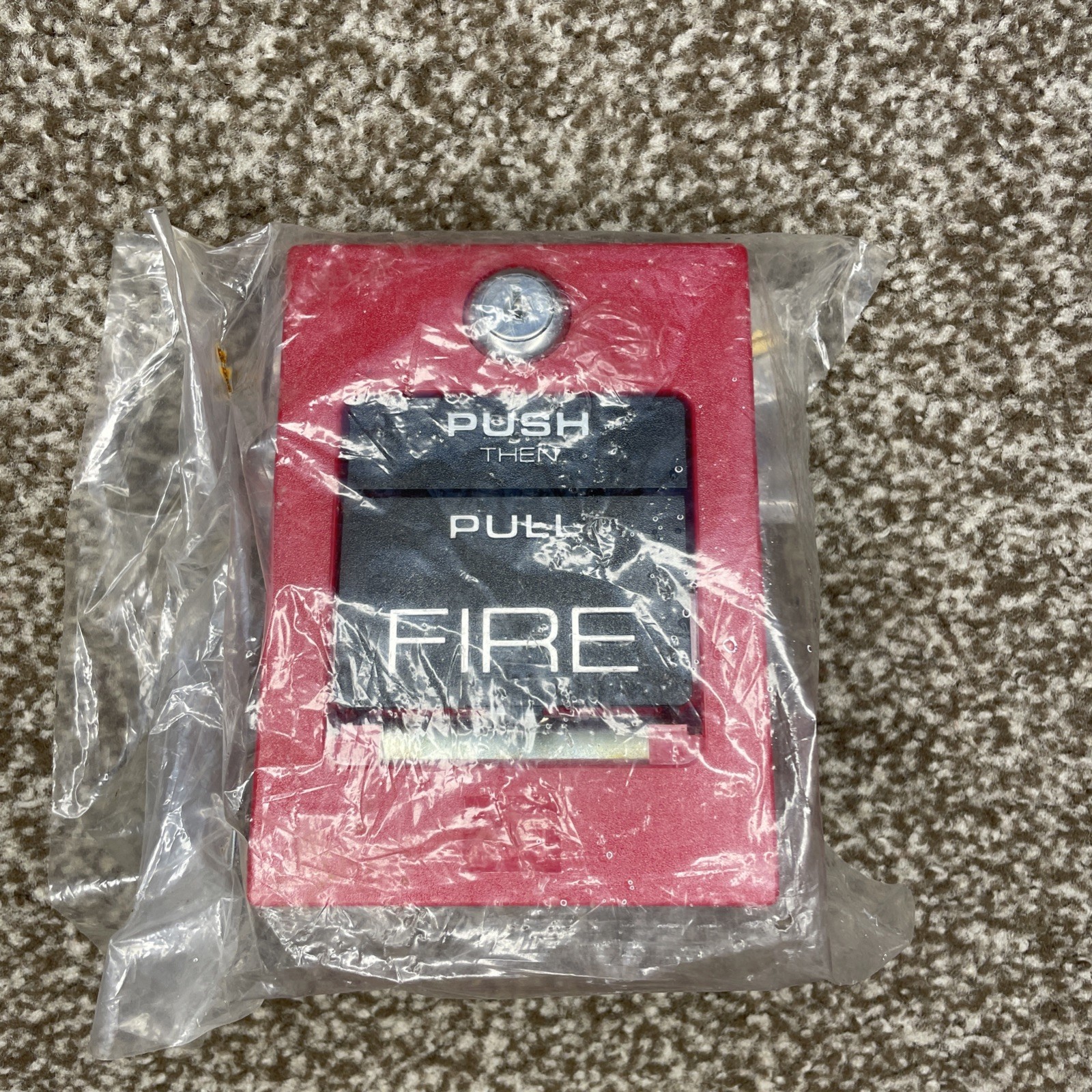 ADT Pull Station 5060-S With Key Fire Life Safety Red New ADT Pull Station 5060-S With Key Fire Life Safety Red New