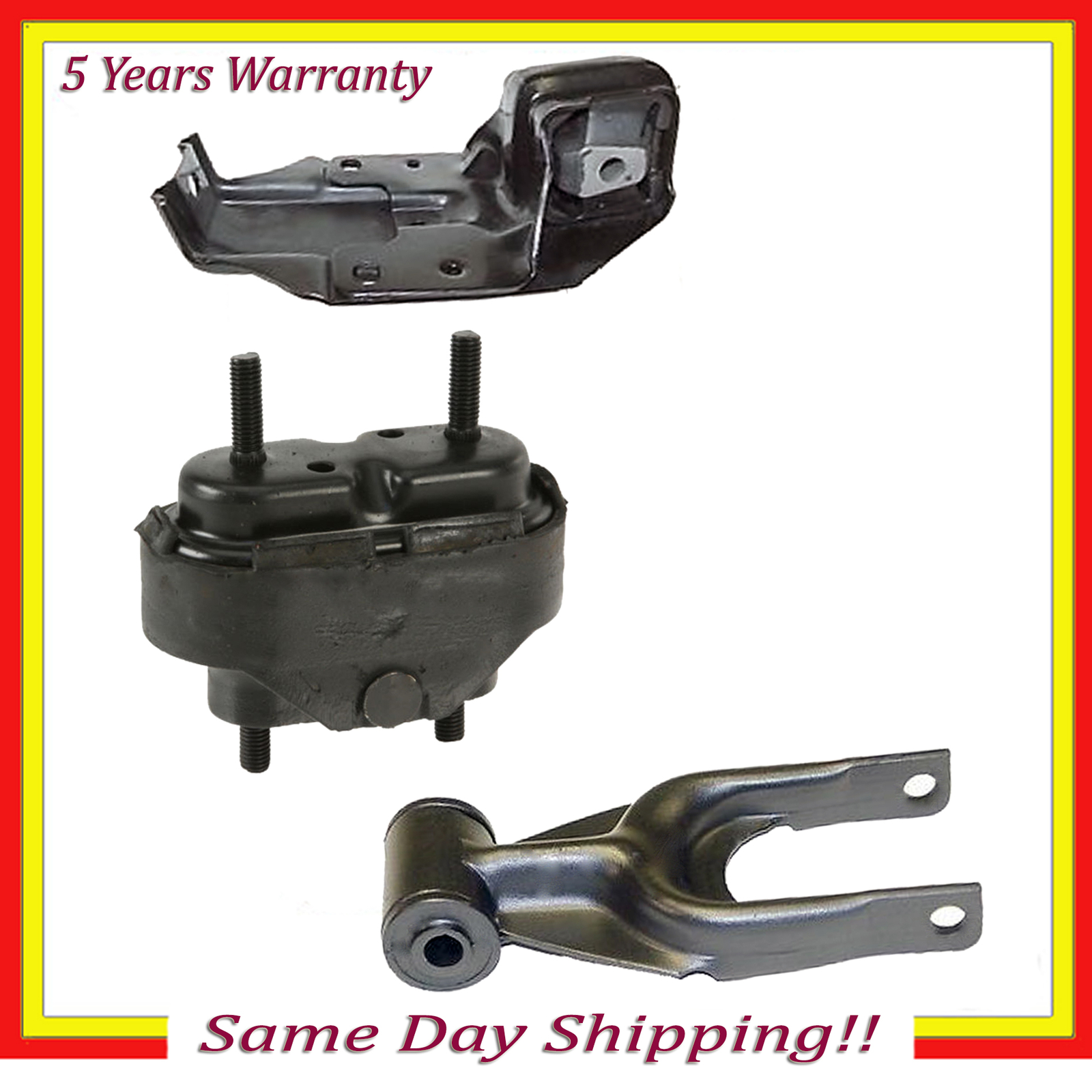 For Chevy Monte Carlo 3.1L/3.4L/3.8L FWD Motor & Trans. Mount 3PCS Automatic