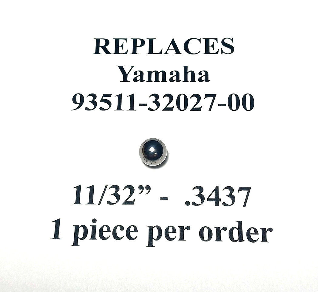 Yamaha Clutch Rod Ball Bearing -Replace 93511-32027-00 11/32\ Yamaha Clutch Rod Ball Bearing -Replace 93511-32027-00 11/32\