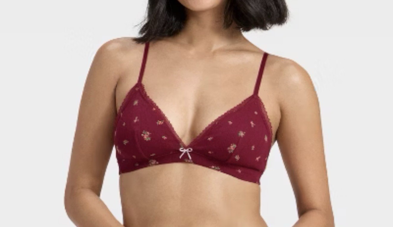 NEW Wild Fable Women\'s Pointelle Triangle Bralette Size XXL New With Tags