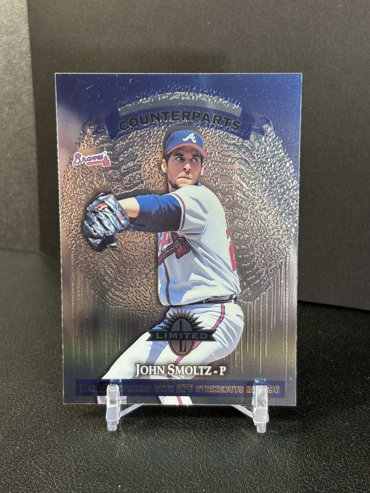 1997 Donruss Limited Exposure - Counterparts Pedro Martinez, John Smoltz #16 1997 Donruss Limited Exposure - Counterparts Pedro Martinez, John Smoltz #16