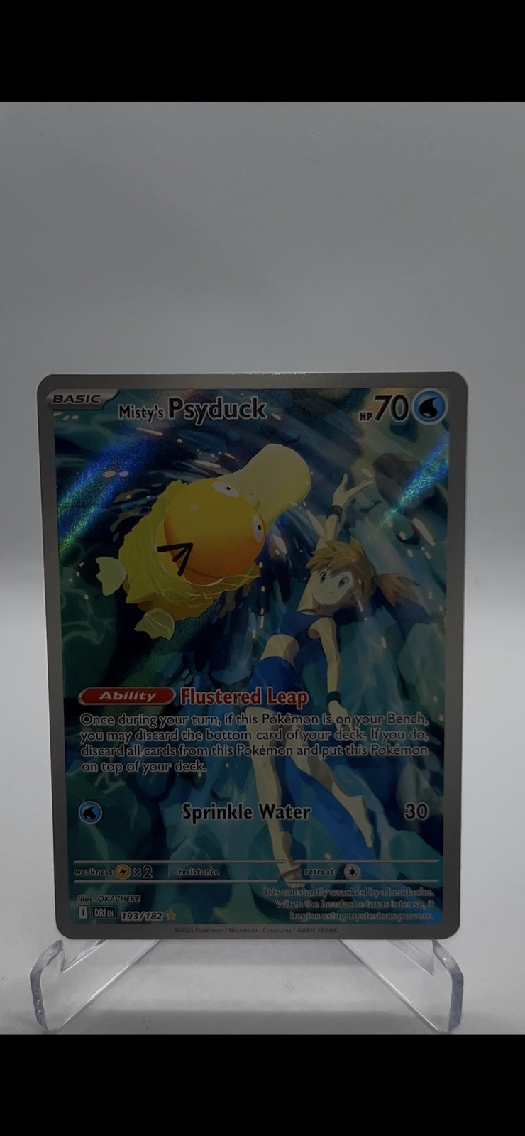 Misty\'s Psyduck - 193/182 - DRI #193/182 - Holofoil - NM - Pokemon