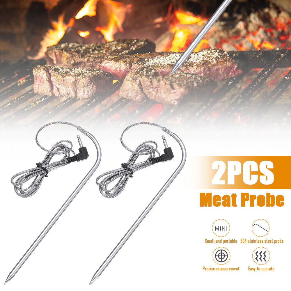 2PCS Meat Replacement Probe Temperature for PT1000 Pit Boss Pellet Grill Smokers