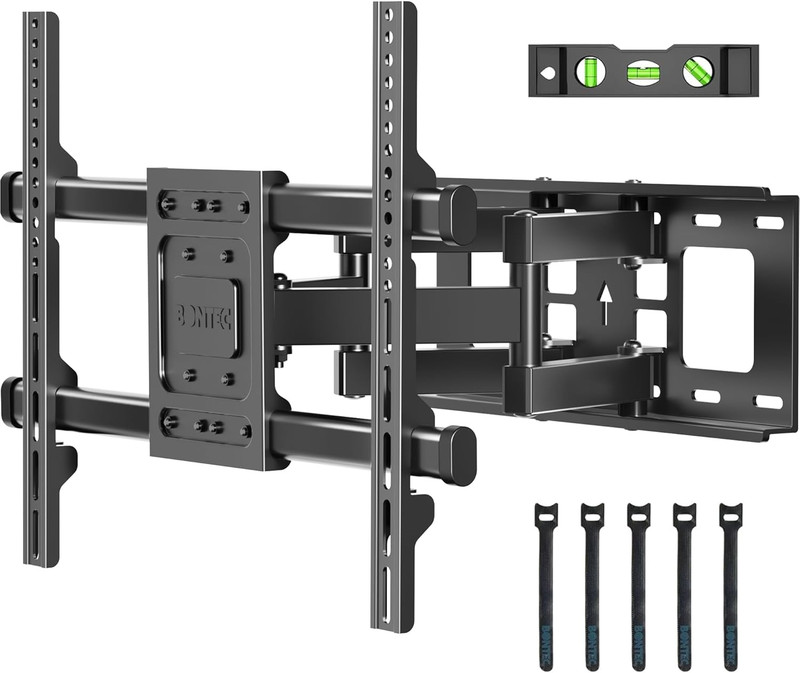 Full Motion TV Wall Mount for 37-85 Inch Tvs, Hold up to 132Lbs, Max VESA 600X40