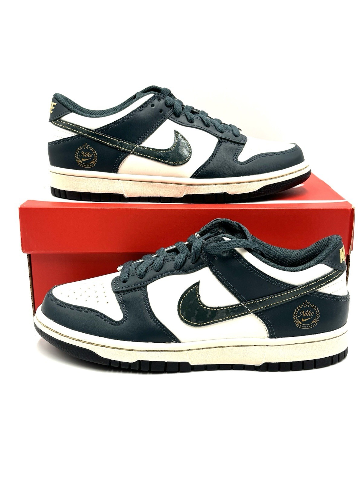 Nike Air Dunk Low GS Deep Jungle Youth Size 6Y Sneakers Shoes New FB9109-301 Nike Air Dunk Low GS Deep Jungle Youth Size 6Y Sneakers Shoes New FB9109-301