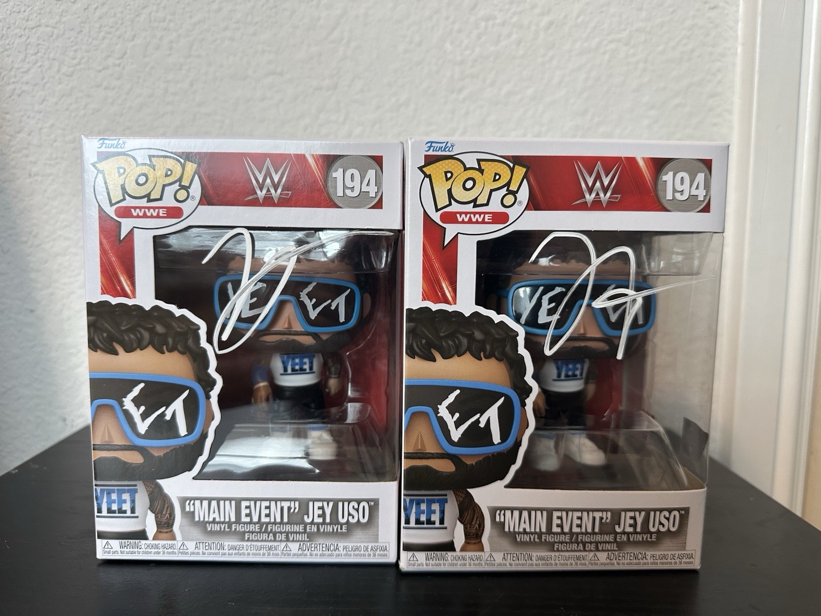 RARE: Main Event Jey Uso Autographed Funko Pop WWE 194 Fanatics COA RARE: Main Event Jey Uso Autographed Funko Pop WWE 194 Fanatics COA