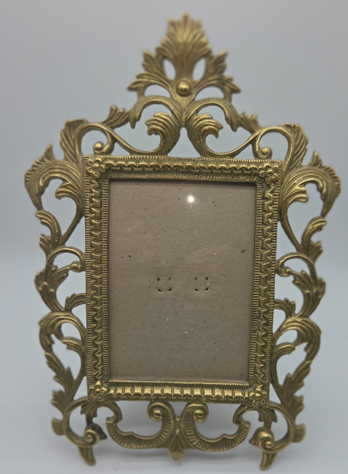 Art Nouveau Rococo Heavy Metal Ornate Frame - fits 5\
