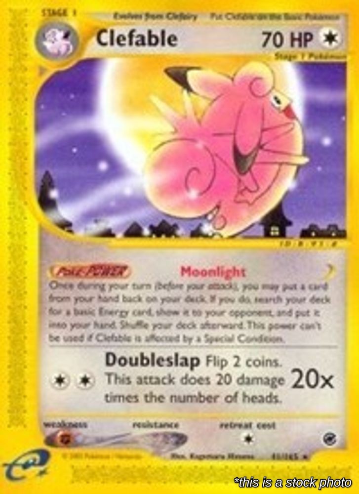Clefable (41) 041/165 EX Pokemon DM