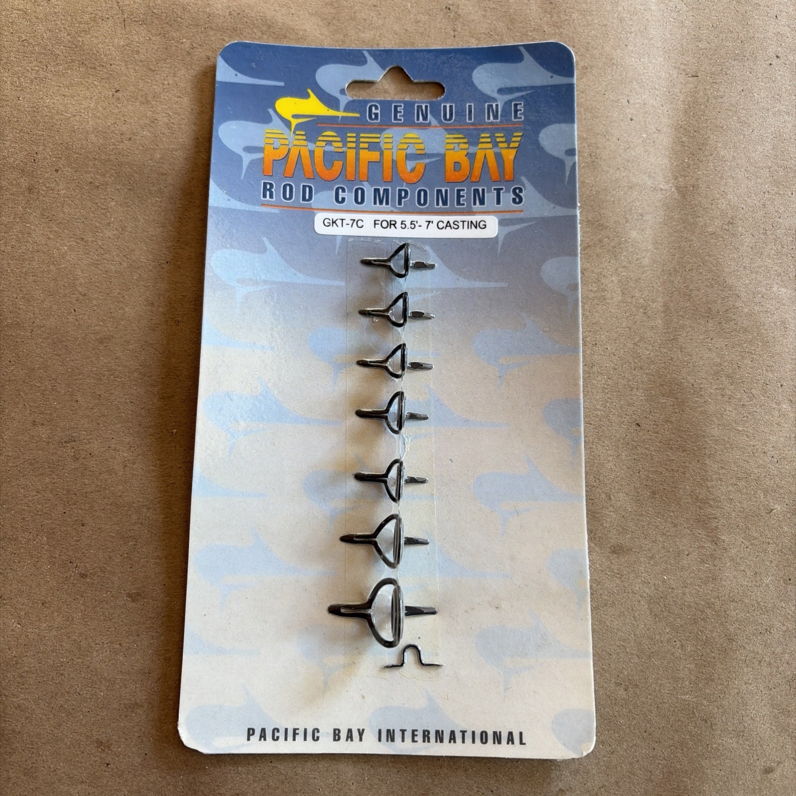 New Pacific Bay GKT-7C Hialoy Ceramic Fishing Rod Guide Set 5.5\'-7\' Casting Rod New Pacific Bay GKT-7C Hialoy Ceramic Fishing Rod Guide Set 5.5\'-7\' Casting Rod