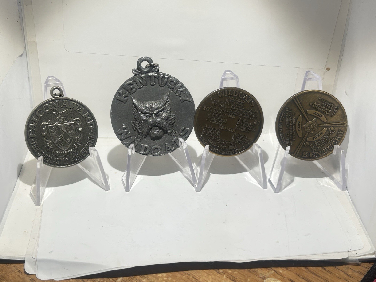 Vintage Kentucky Wildcats UK Medallion Lot 1978 1979 1980 Basketball Football
