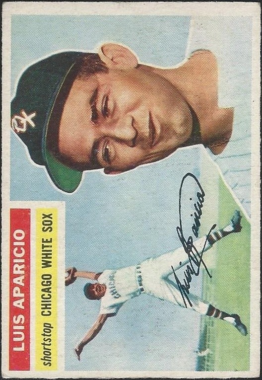 1956 Topps Baseball #292 Luis Aparicio RC HOF 1956 Topps Baseball #292 Luis Aparicio RC HOF
