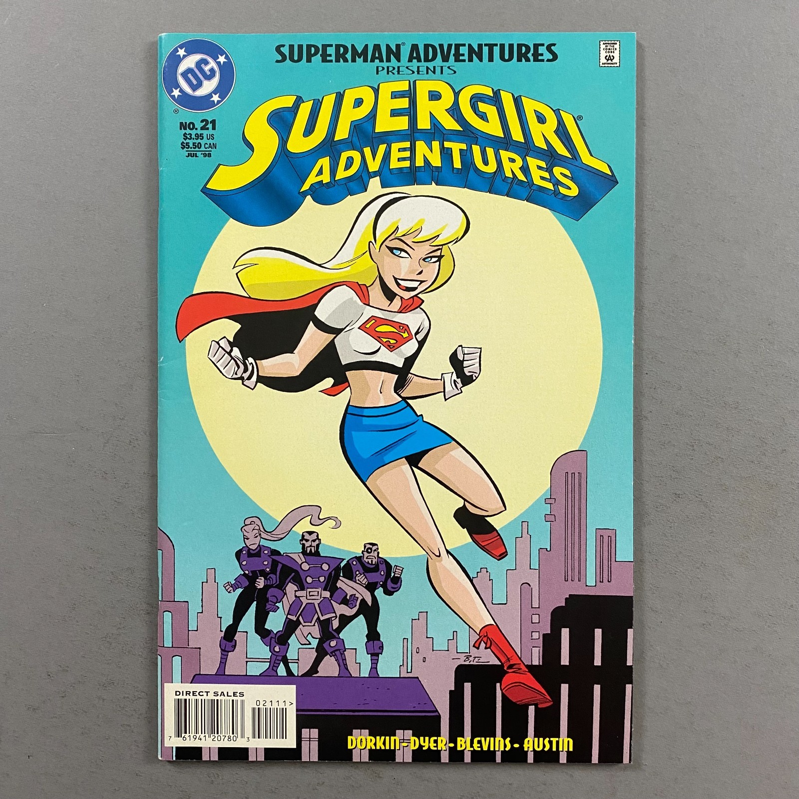 SUPERMAN ADVENTURES 21 1ST APPEARANCE ANIMATED SUPERGIRL (1998, DC COMICS) SUPERMAN ADVENTURES 21 1ST APPEARANCE ANIMATED SUPERGIRL (1998, DC COMICS)