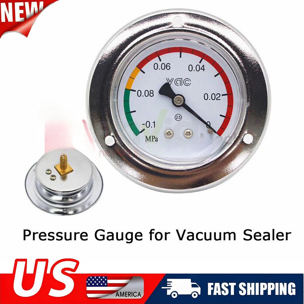 Vacuummeter Negative Pressure Gauge Manometer Air Pump Vacuum Sealer -0.1.0Mpa*