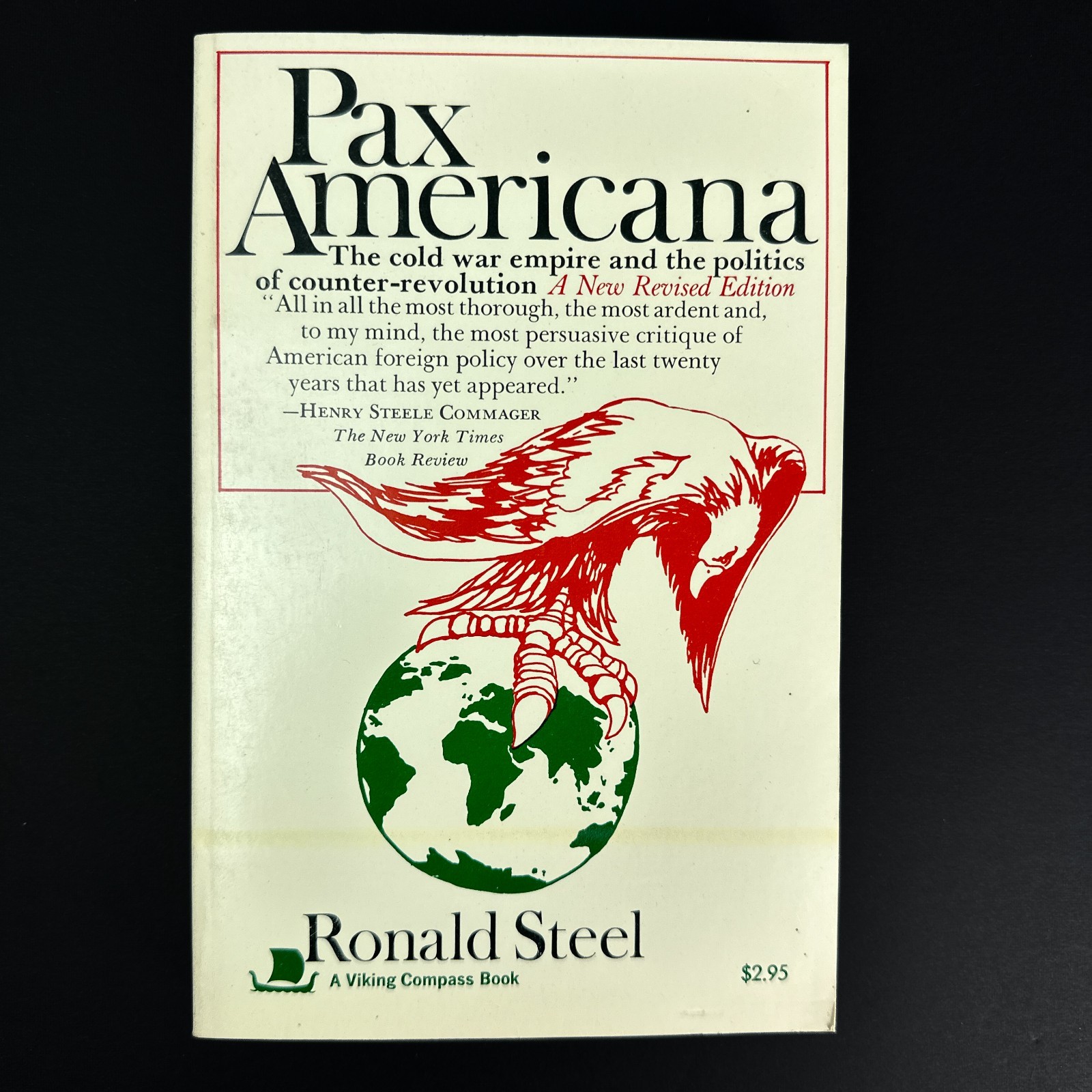 Pax Americana Ronald Steel 1973 Revised Edition Cold War Foreign Policy Viking