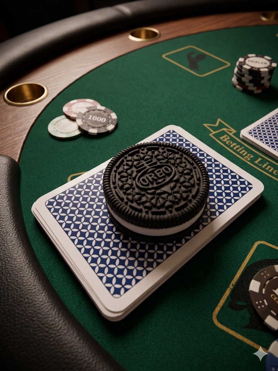 Rounders Inspired Cookie Poker Card Protector - looks so real but don’t  eat