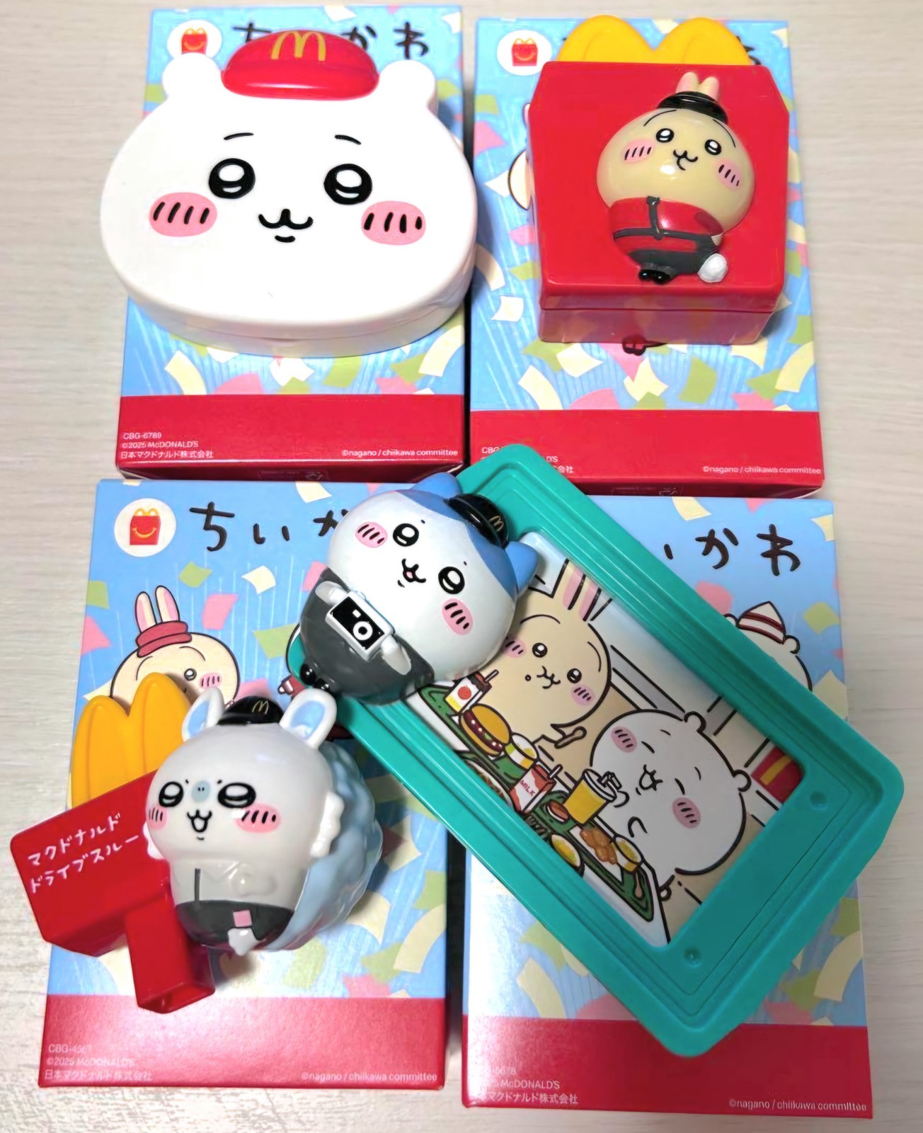 McDonald\'s Chiikawa Figure Vol.2 **Complete Set** Happy set Happy meal 2025