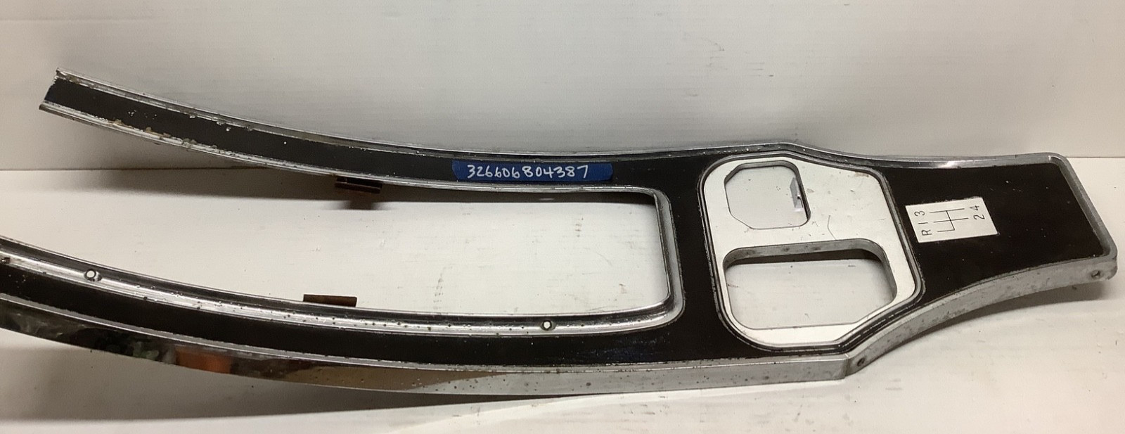 Corvette 1964 1965 1966 1967 Console Cover Shifter Plate Bezel Panel 3860149