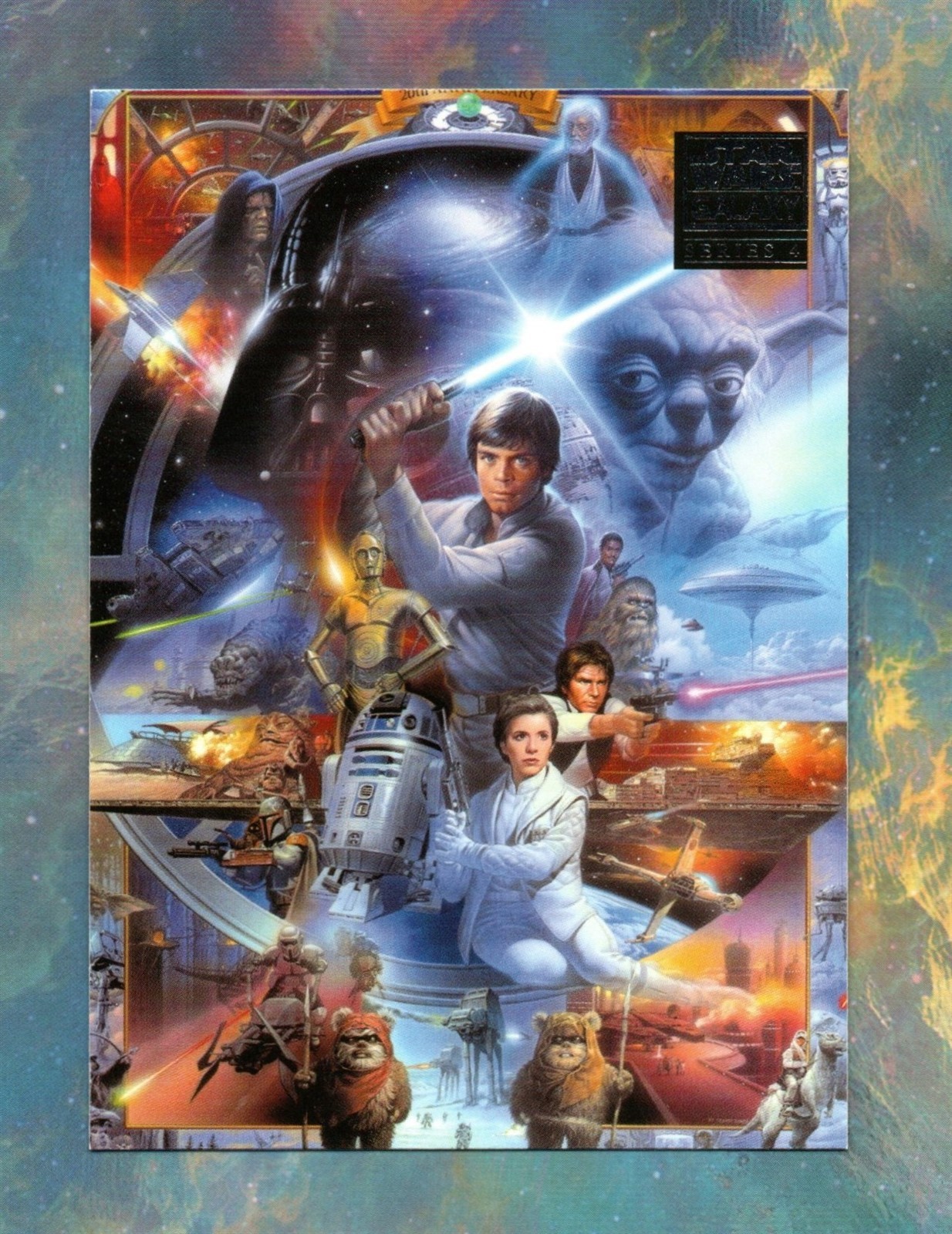 2009 Topps Star Wars Galaxy Series 4 BASE Trading Card #61 / A CLASSIC CLASH