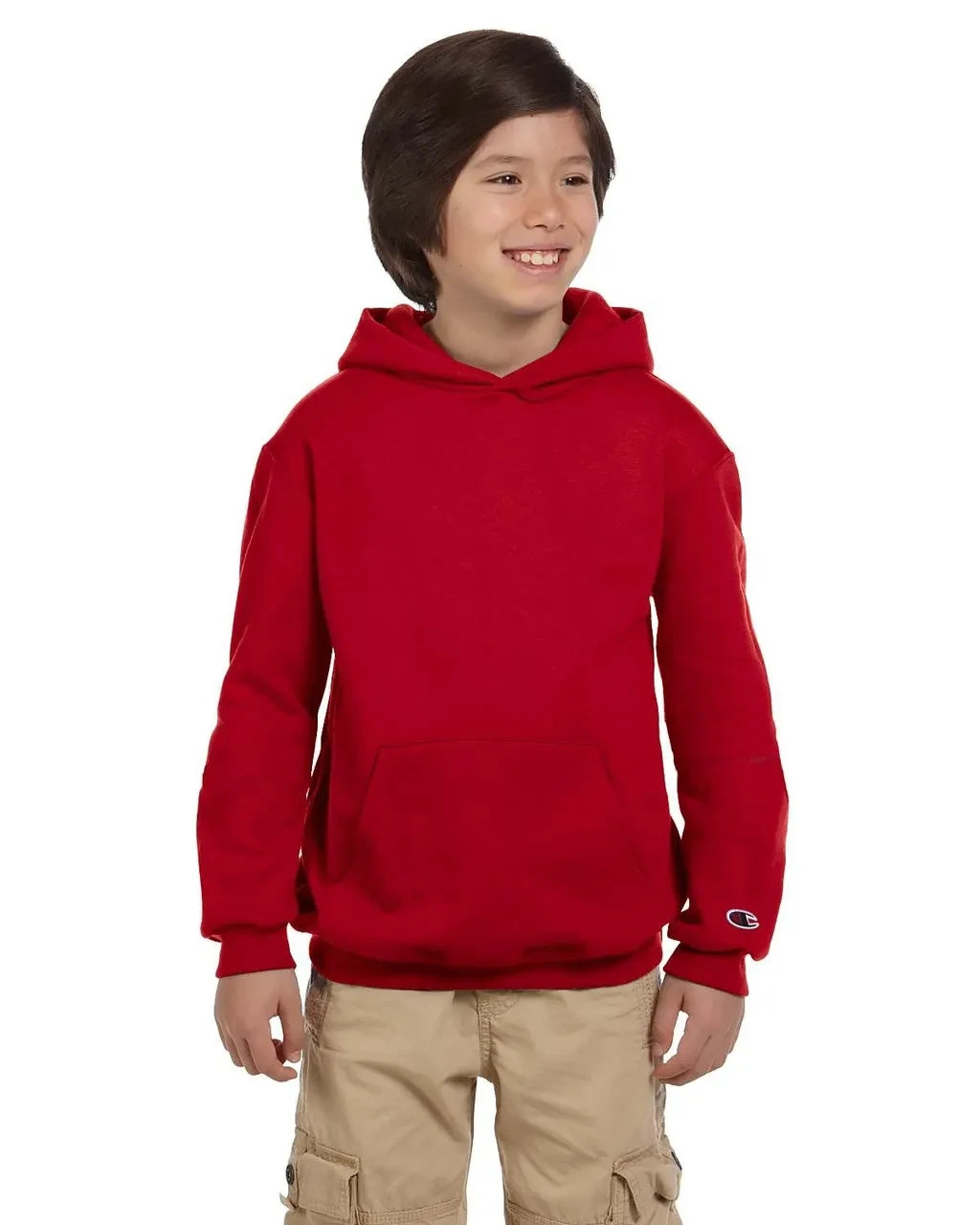 Champion Youth Double Dry Hoodie Scarlet Red Pick Size