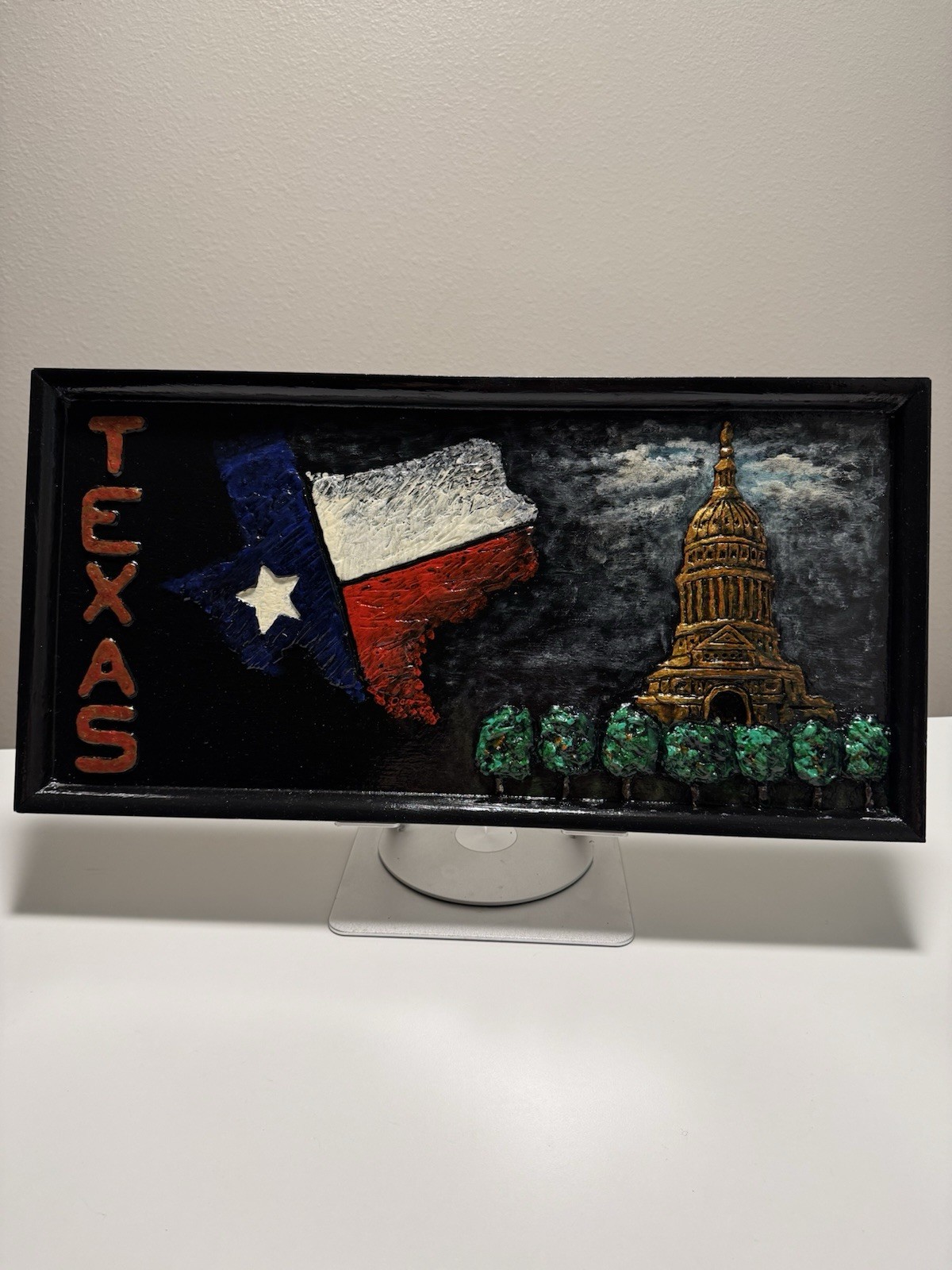 Texas Capitol 3D Wall Decor – Handcrafted Art