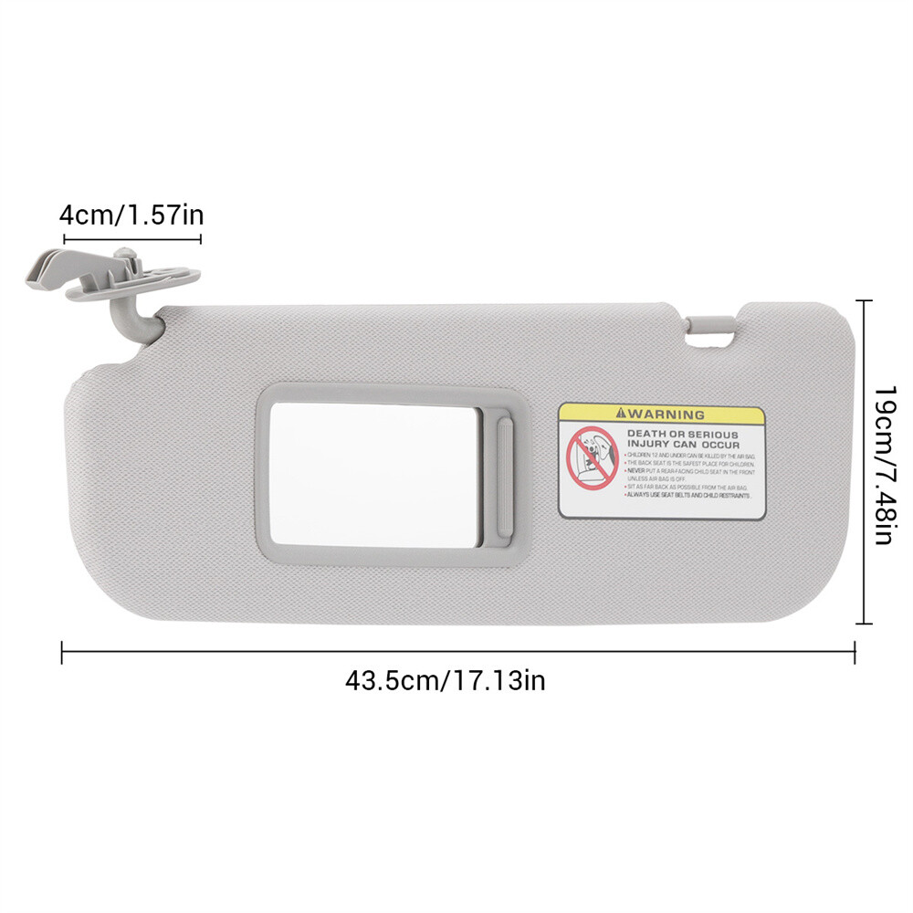 For Hyundai Elantra 2011-2015 Sun Visor Makeup Mirror Left Driver Right Side UV