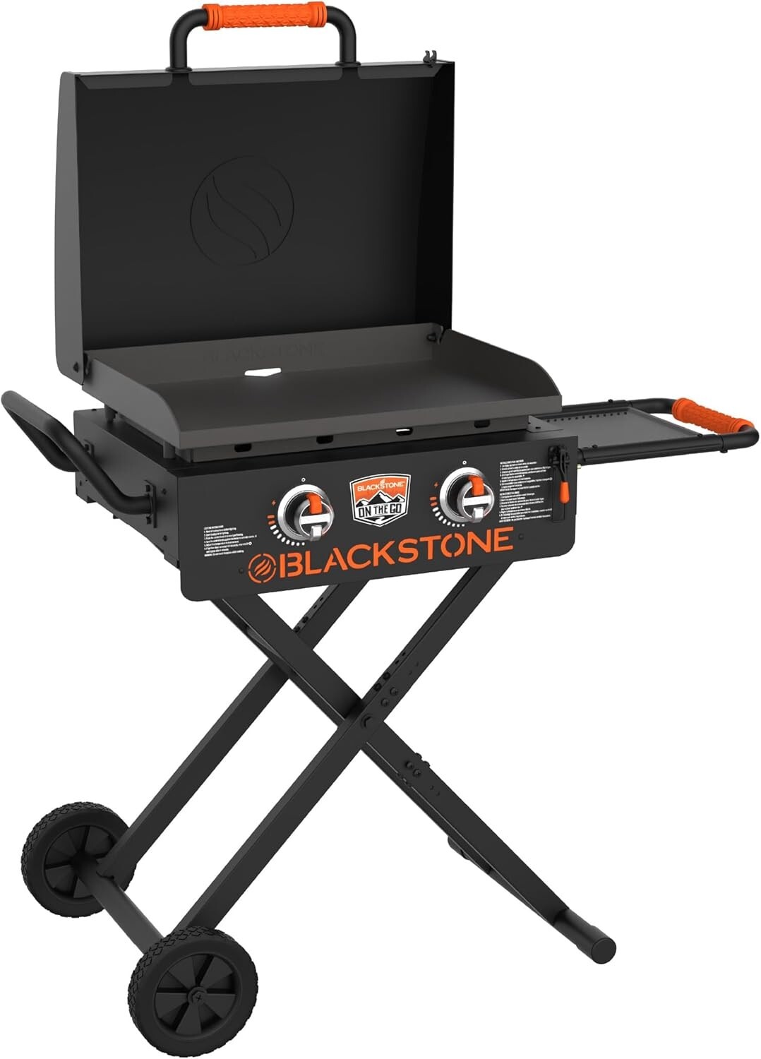 Blackstone 2350 On-the-Go 22” Omnivore Flex-Fold Griddle with Locking Hood,Black Blackstone 2350 On-the-Go 22” Omnivore Flex-Fold Griddle with Locking Hood,Black