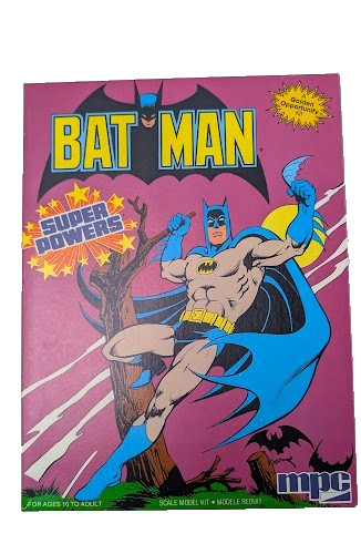 Vintage 1984 BATMAN Super Powers MPC Model Kit in Excellent Condition Vintage 1984 BATMAN Super Powers MPC Model Kit in Excellent Condition