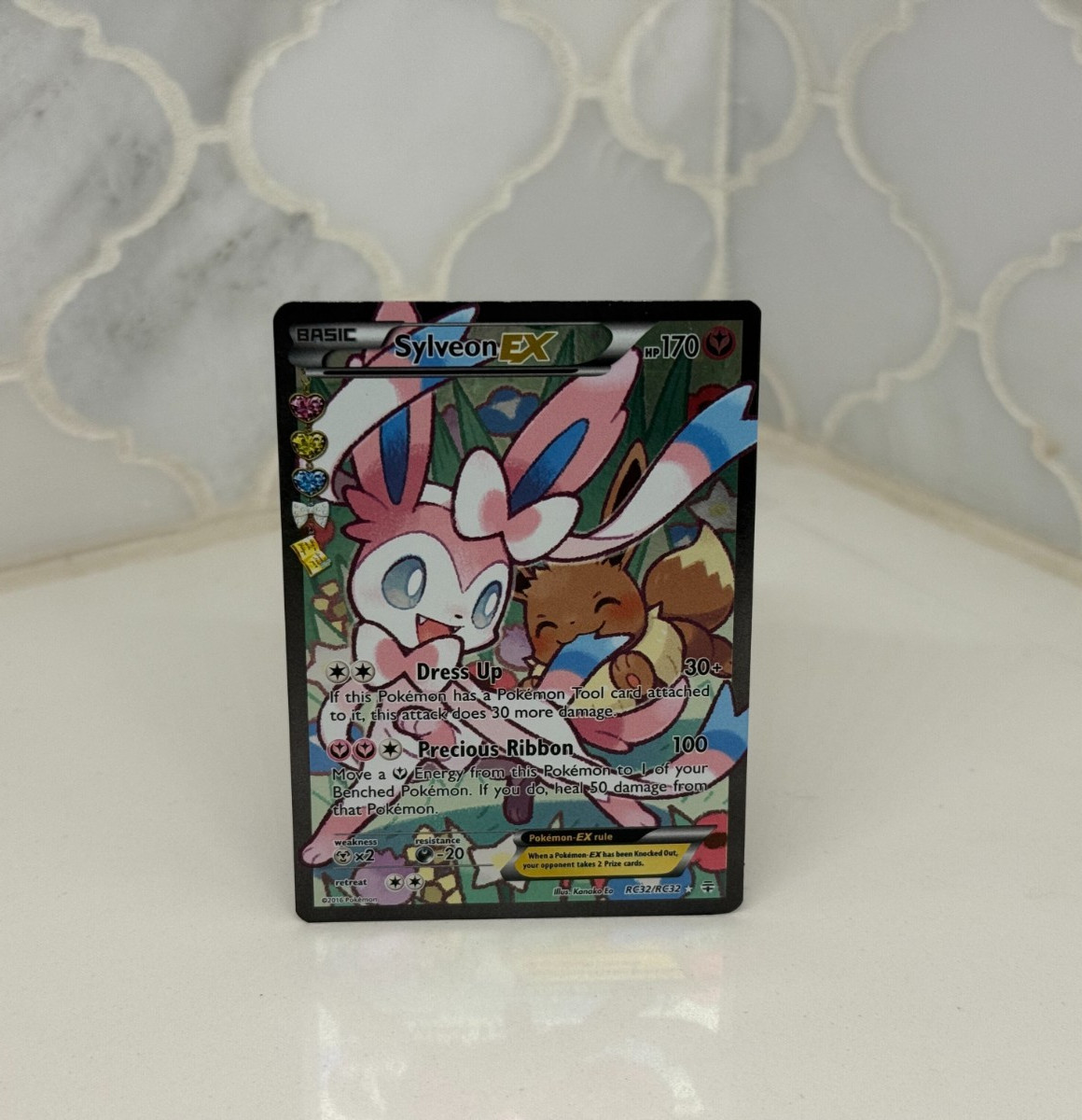 Sylveon EX Full Art Holo Ultra RARE RC32/RC32 Generations Pokémon 2016
