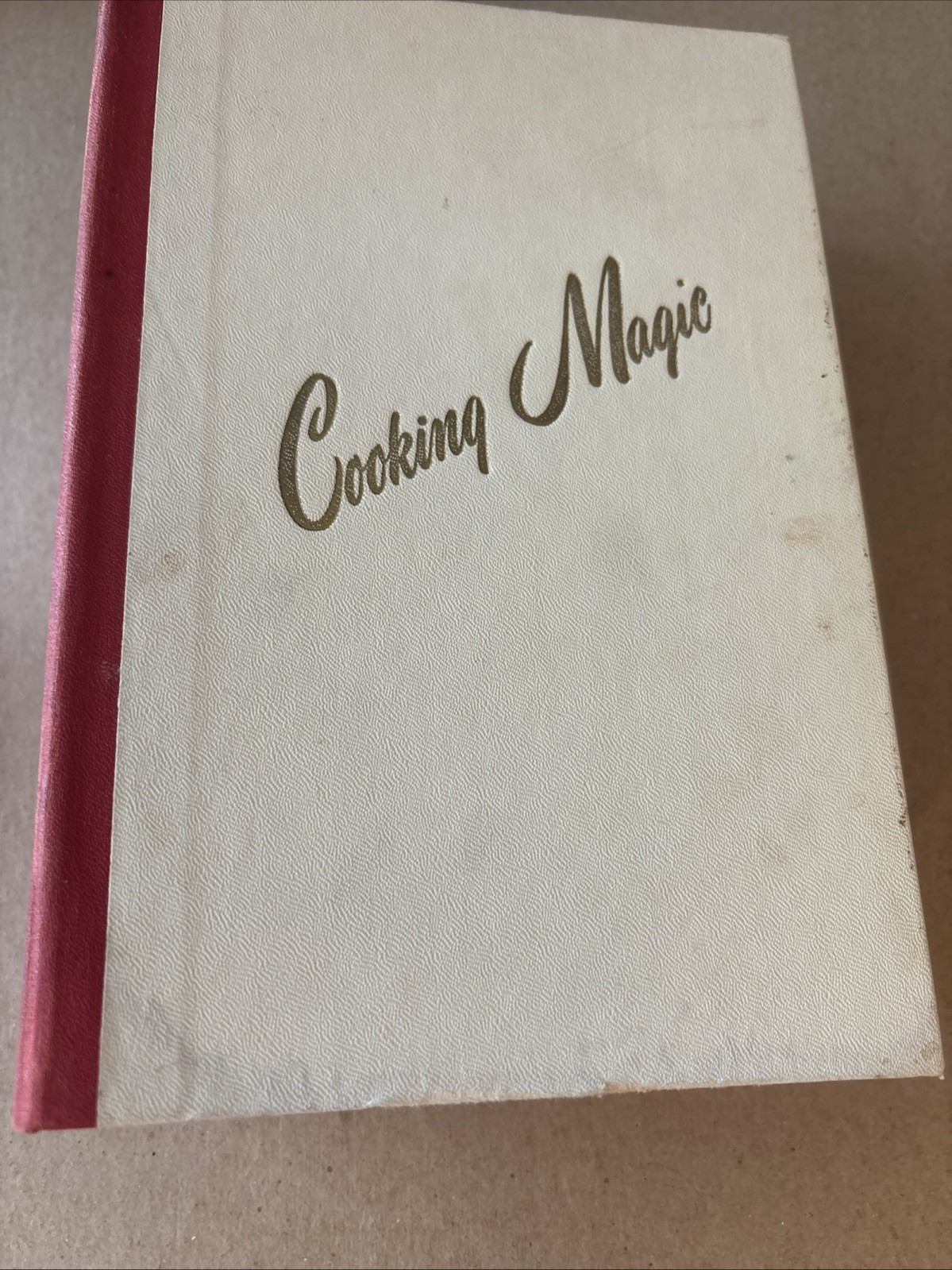 Vintage 1955 Cooking Magic Hardcover Recipe Booklet Library Culinary Arts