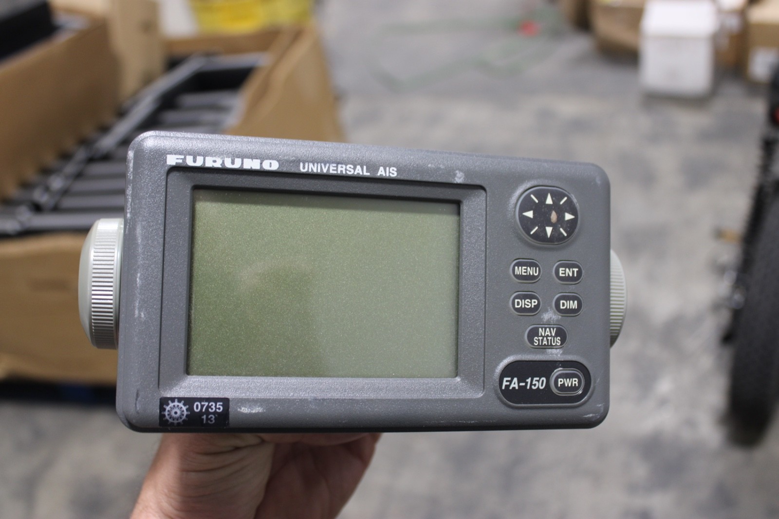 Furuno FA-1502 AIS Display Unit FA-150 WORKING