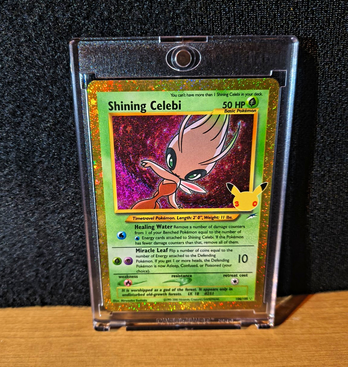 Shining Celebi 106/105 Neo Destiny Holo Unlimited 50 HP English 2002