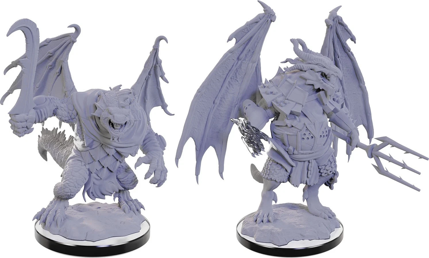 Draconian Foot Soldier & Mage Nolzur\'s D&D miniature Dungeons Dragons unpainted Draconian Foot Soldier & Mage Nolzur\'s D&D miniature Dungeons Dragons unpainted