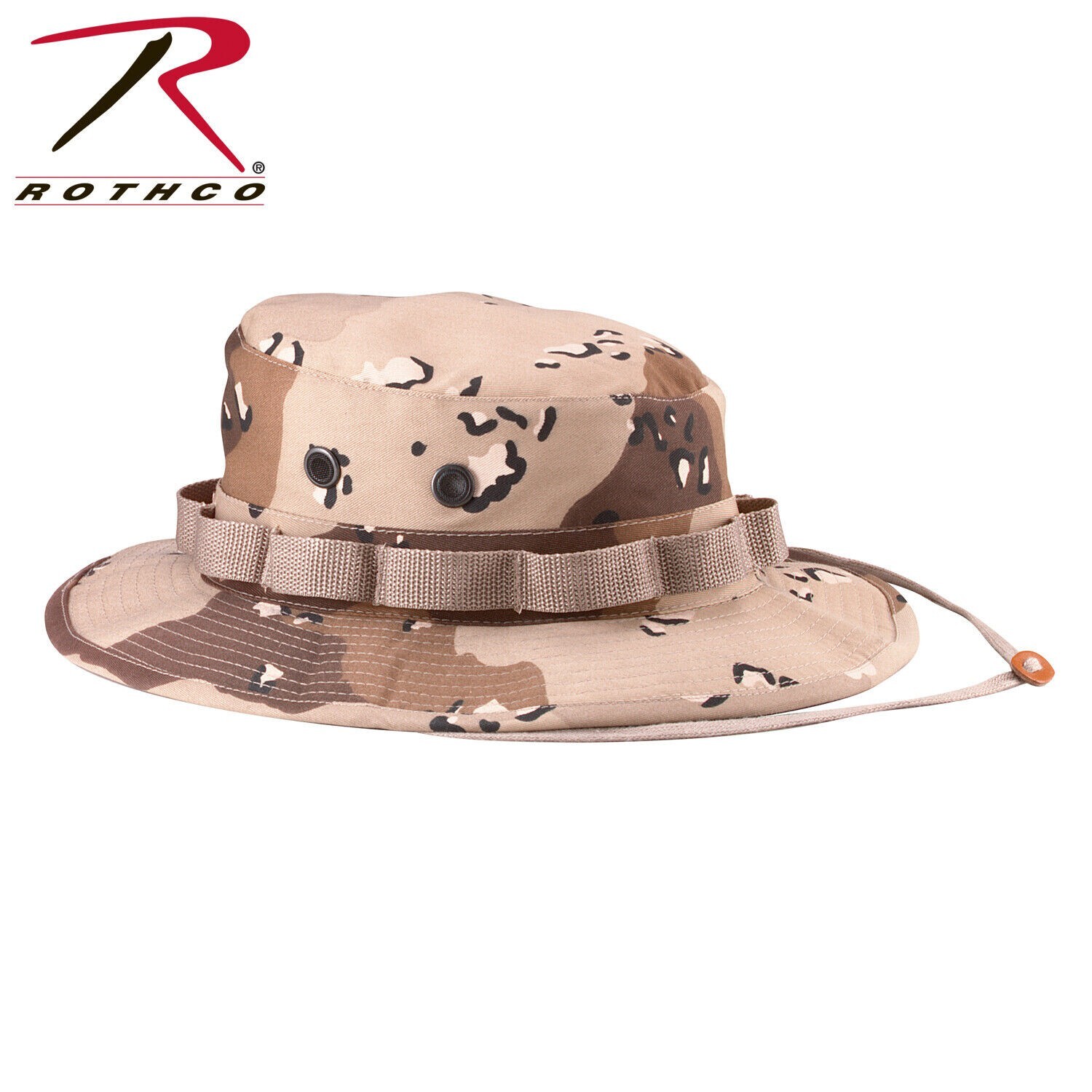 Desert Storm Chocolate Chip Camo Boonie Hat Vented Fitted Ripstop Rothco 5814