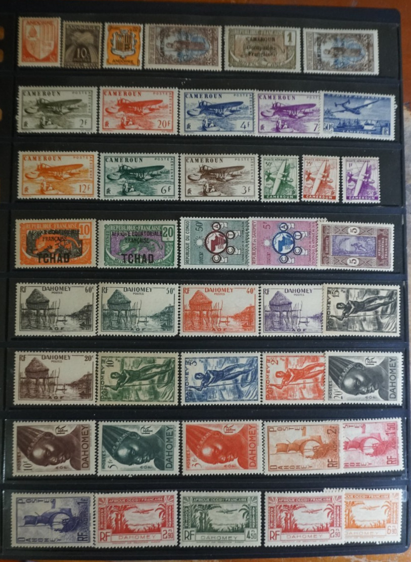 French colonies a fine selection of mint stamps