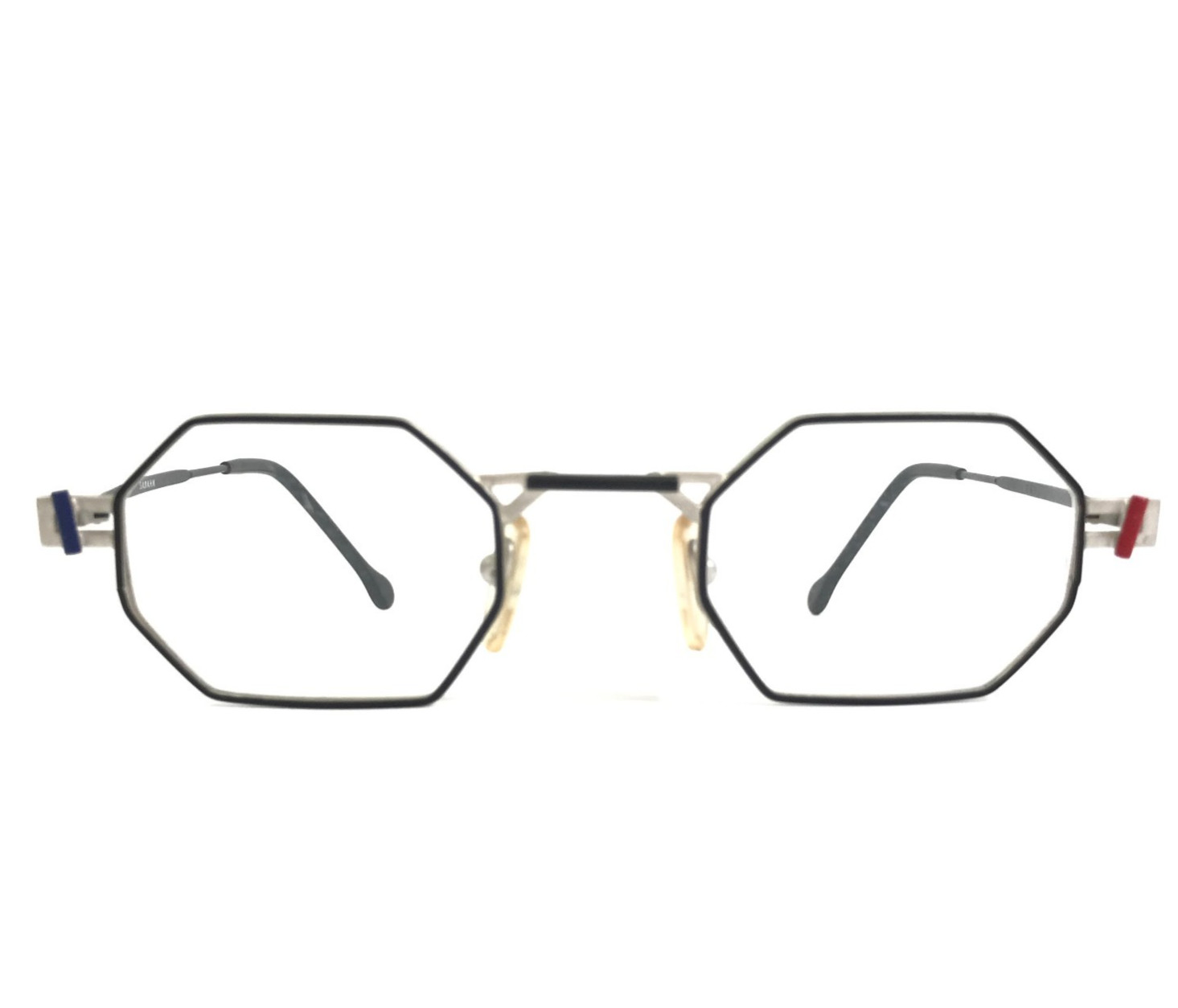 Vintage S.A.B.A.H.N Eyeglasses Frames Mod. 40 Col. KY Black Silver 43-23-135