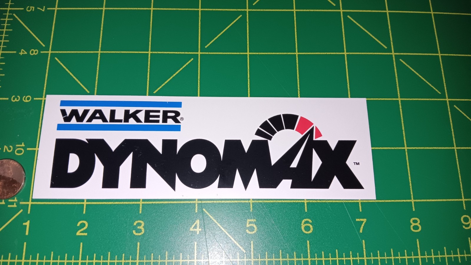 WALKER DYNOMAX Sticker Decal OLD STOCK ORIGINAL