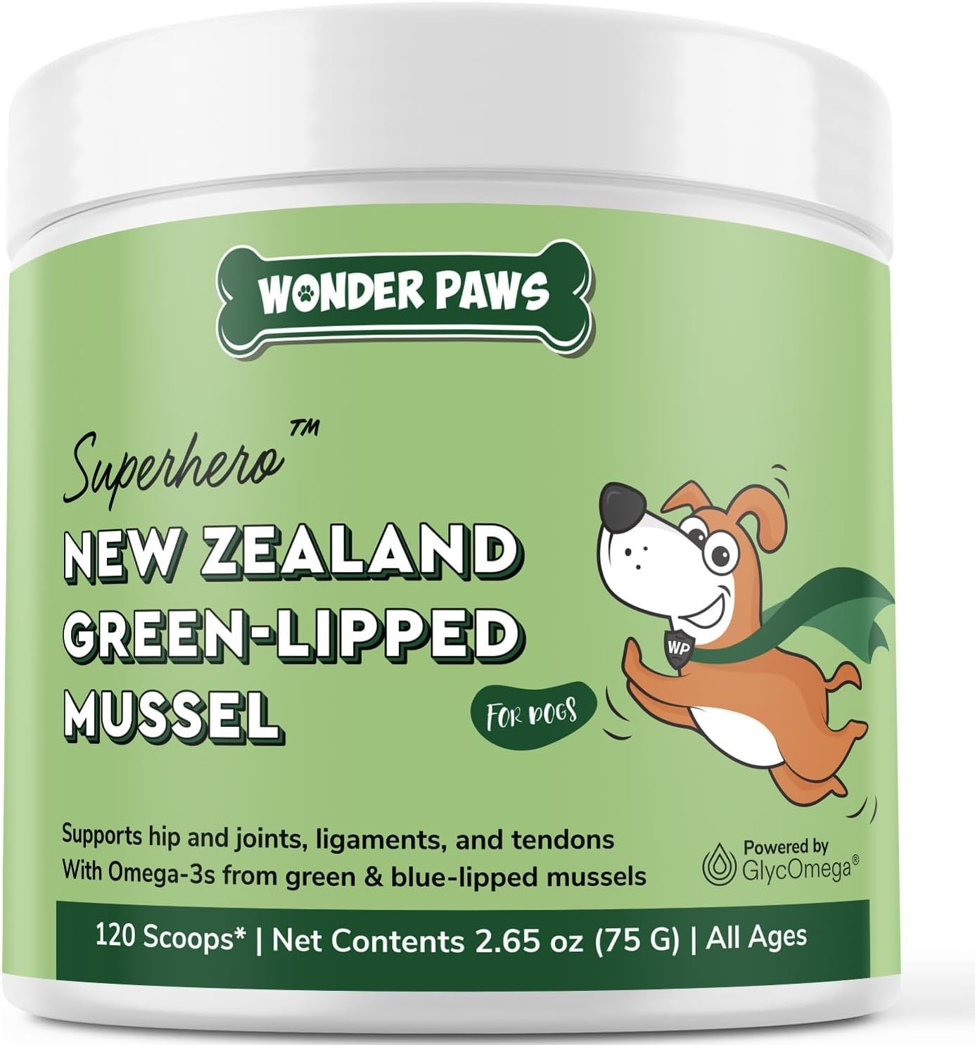 Premium Green Lipped Mussels for Dogs – 2.60oz Premium Green Lipped Mussels for Dogs – 2.60oz