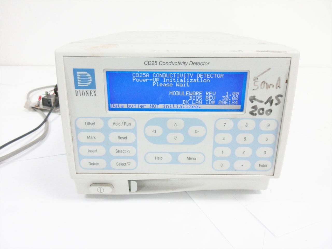 DIONEX CD25 CONDUCTIVITY DETECTOR CD25A with FLOW CELL - PARTS ~ II
